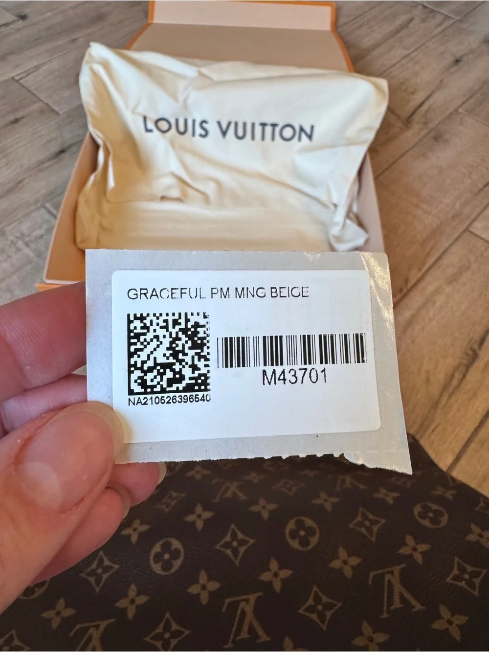 BRAND NEW Discontinued Louis Vuitton Brown Monogram Canvas Shoulder Bag